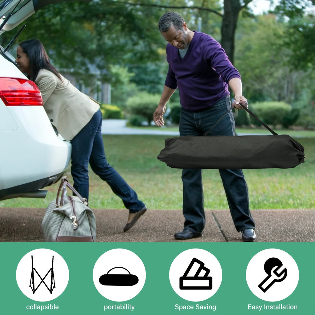 SZHLUX Folding Camping Chair, Portable Rocking Camping Chair Collapsible Outdoor Camping Chair