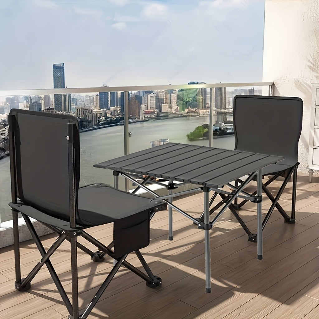 Portable Camping Picnic Table for Outdoor Adventures and Egg Rolls