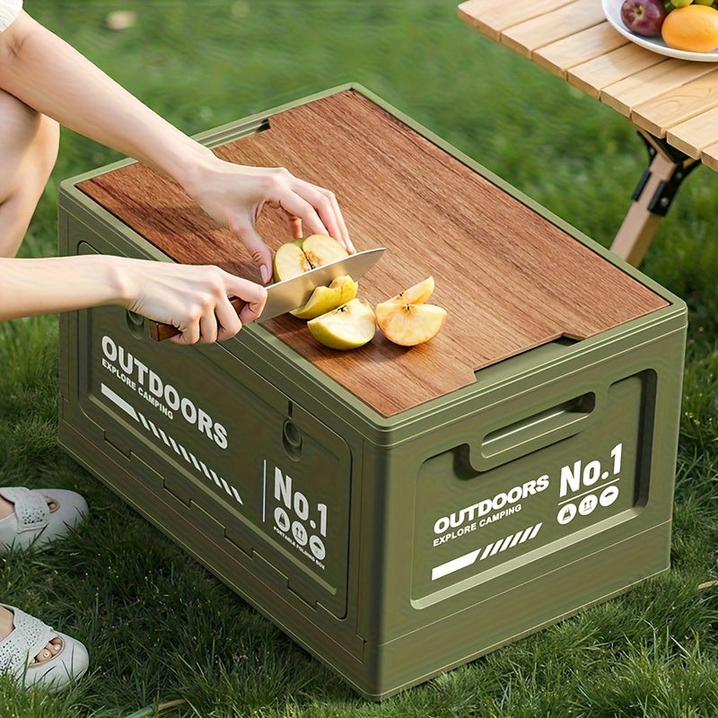For Family Gatherings Foldable Portable Outdoor Storage Box with Lid