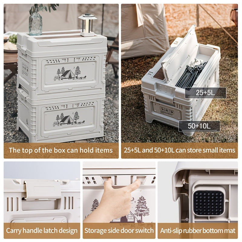 NATUREHIKE Portable Folding Storage Box - White