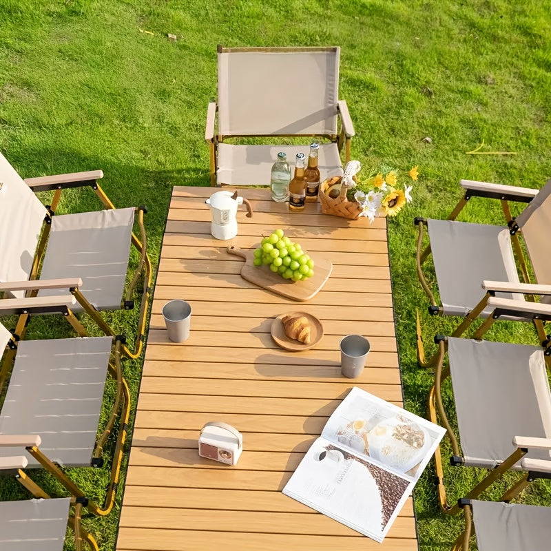 tankesi Portable Folding Egg Roll Table, Lightweight Solid Wood Design With Beech And Pine