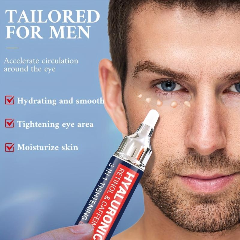 6% Caffeine Eye Cream for Dark Circles - Rapid Wrinkle Repair, Daily 1% Retinol & Hyaluronic Acid to Fight Fine Lines, Wrinkles, & Dark Spots, Eye Care Suitable for Men and Women's 0.71 fl. oz