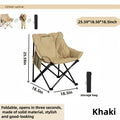URBANWAVE Outdoor Folding Chair - Lightweight Portable Foldable Stool with Instant Setup