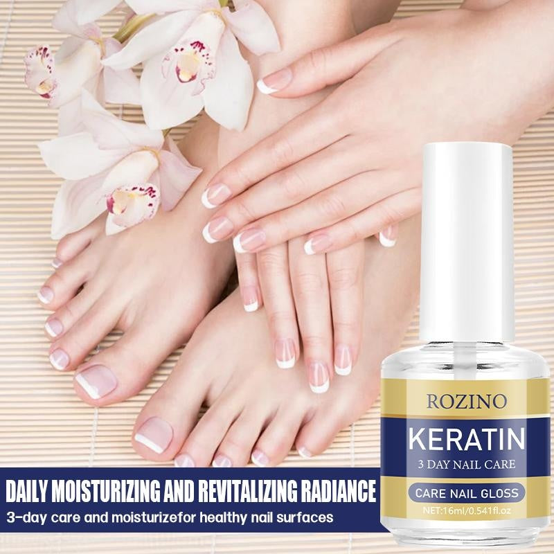 [3 bottles]ROZINO 3 Days Nail Care - Keratin Amino Acid Formula for Superior Nail Nourishment.CARE/MOISTURIZING/keratin