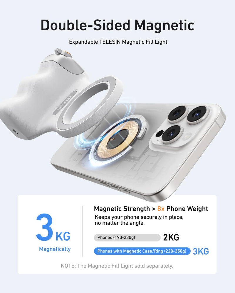 TELESIN Fun Shot Magnetic Phone Camera Grip