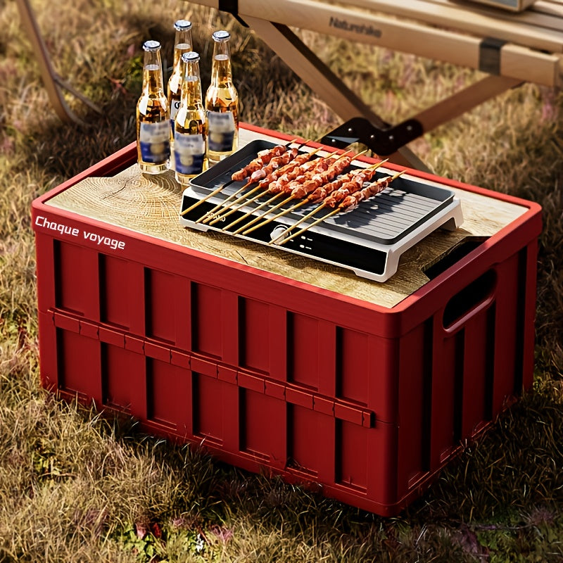 Outdoor Camping Storage Heavy-Duty Collapsible Outdoor Storage Box With Lid