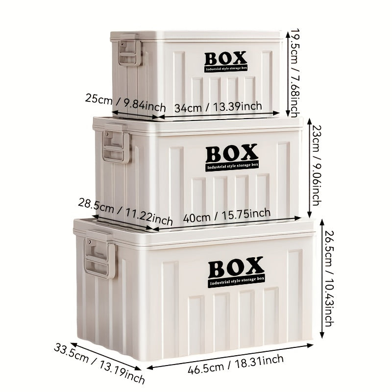 Container Industrial Style Storage Box for Bedroom Wardrobe