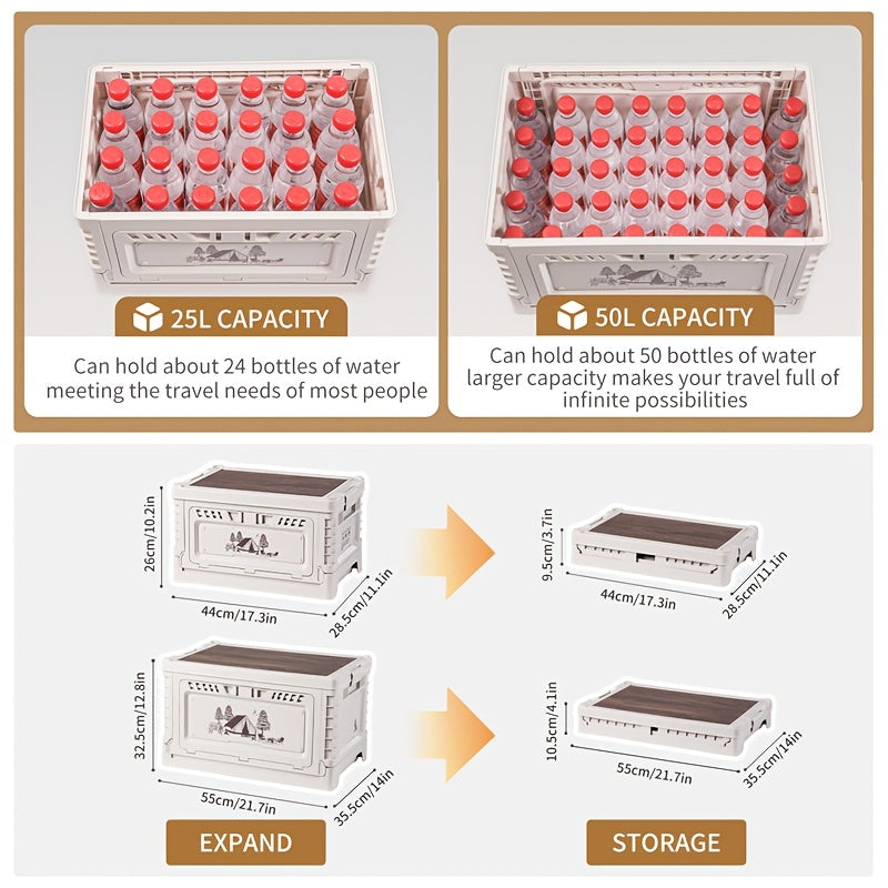 NATUREHIKE Portable Folding Storage Box - White