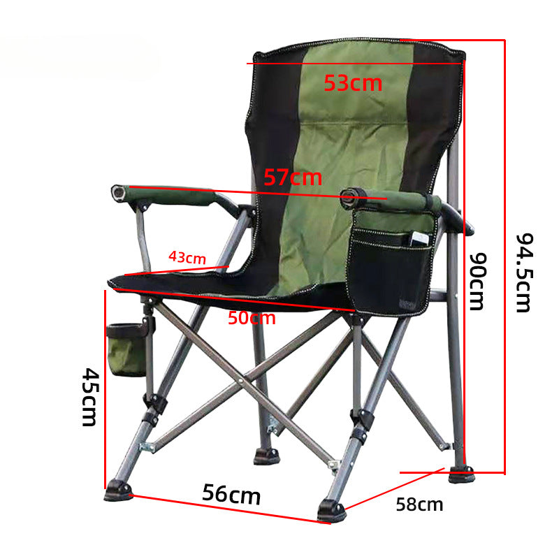Outdoor Camping Portable Folding Chair, Simple Design Fishing Leisure Beach Park Universal