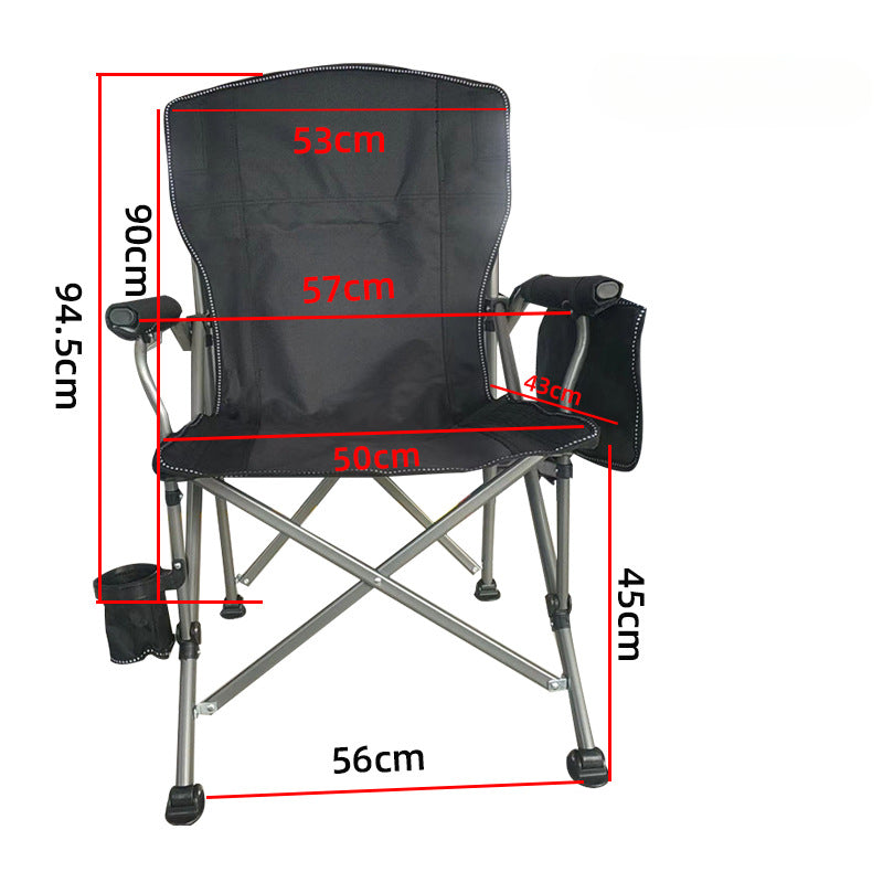 Outdoor Camping Portable Folding Chair, Simple Design Fishing Leisure Beach Park Universal