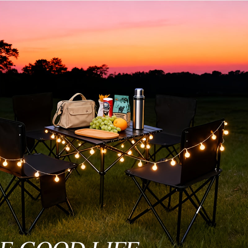 Portable Camping Picnic Table for Outdoor Adventures and Egg Rolls
