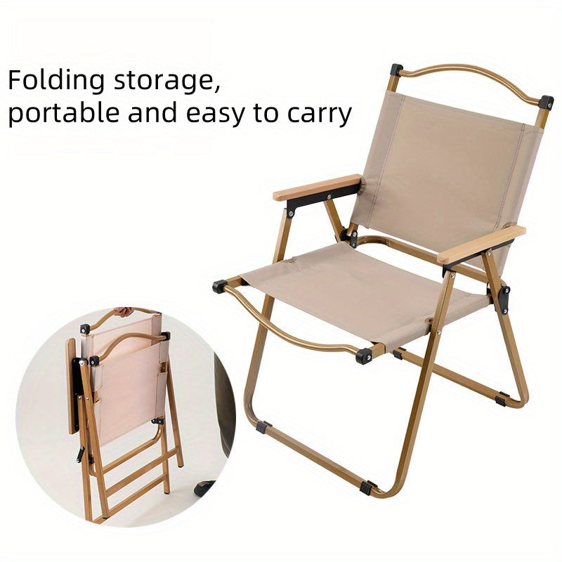 New outdoor leisure camping folding chair egg roll table