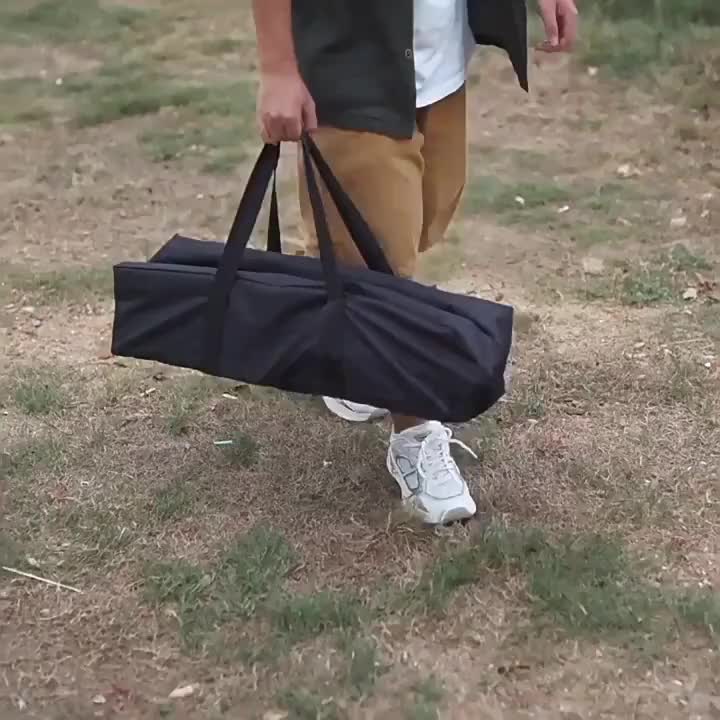 Outdoor patio folding egg roll table portable beech folding table camping picnic table