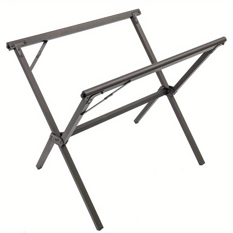 Heavy-Duty Folding Camping Table with Smooth Easy-Clean Roll Top