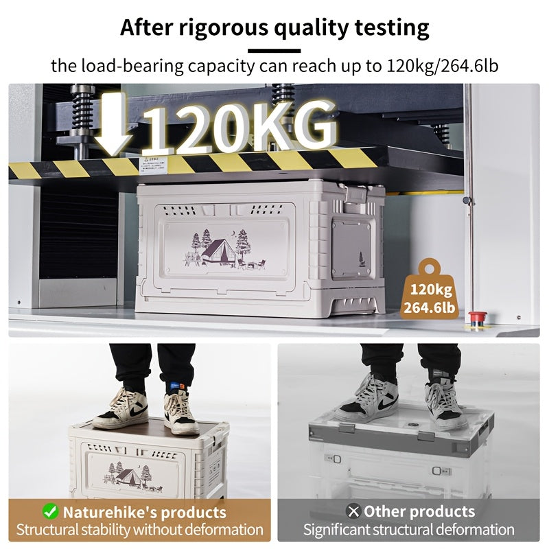 NATUREHIKE Portable Folding Storage Box - White