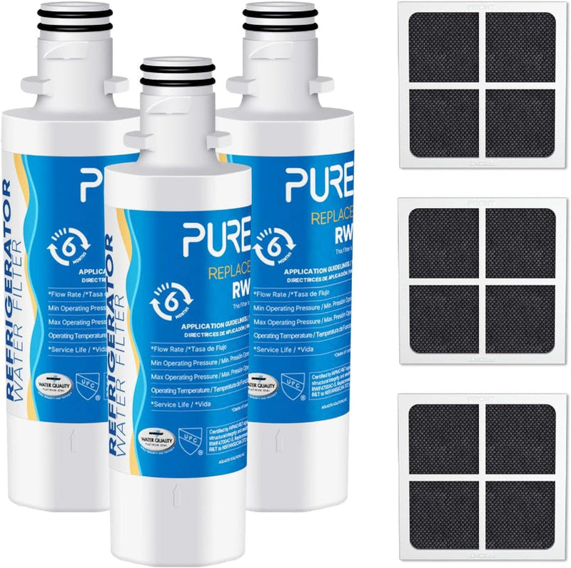 Refrigerator Water and Air Filter 3Pack