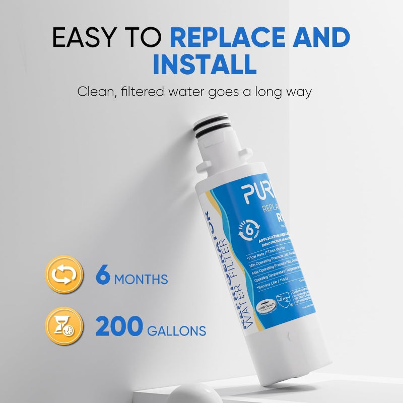 Refrigerator Water and Air Filter 3Pack
