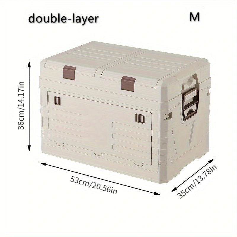 1 Foldable Storage Box, Ideal for Outdoor Camping, Travel, Home Organization