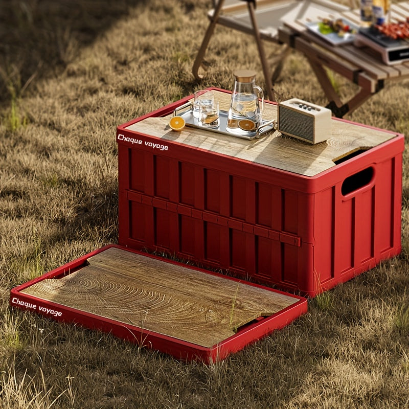 Outdoor Camping Storage Heavy-Duty Collapsible Outdoor Storage Box With Lid