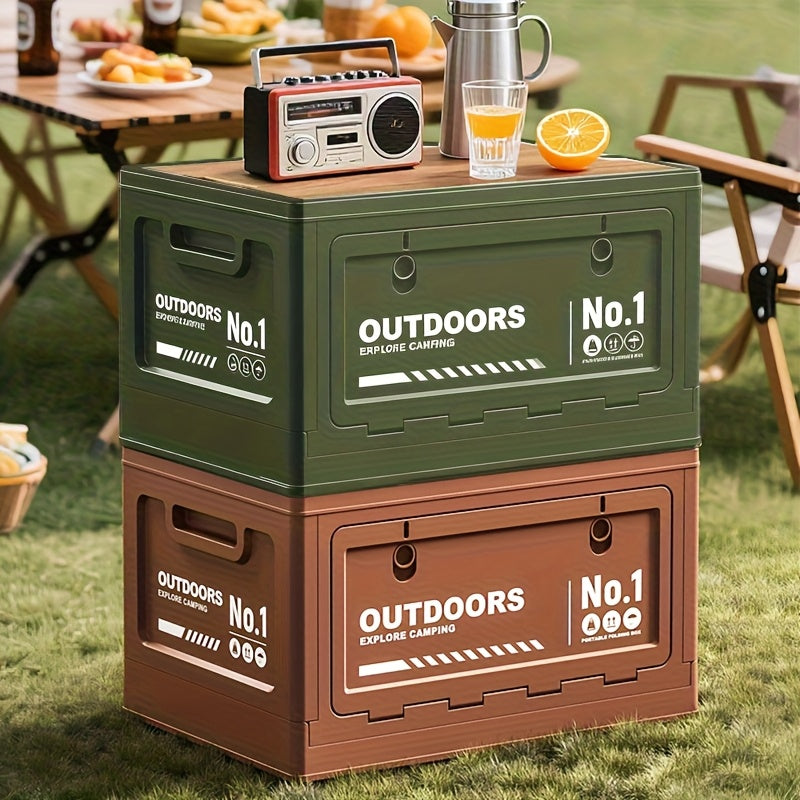 For Family Gatherings Foldable Portable Outdoor Storage Box with Lid