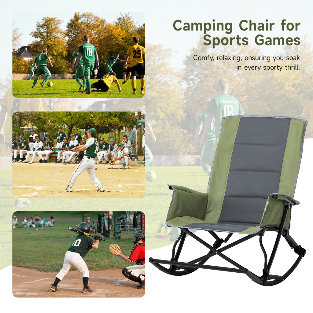 Lawn Chairs, Camping Chairs for Adults, Folding Chair for Outside 330 Lbs Capacity