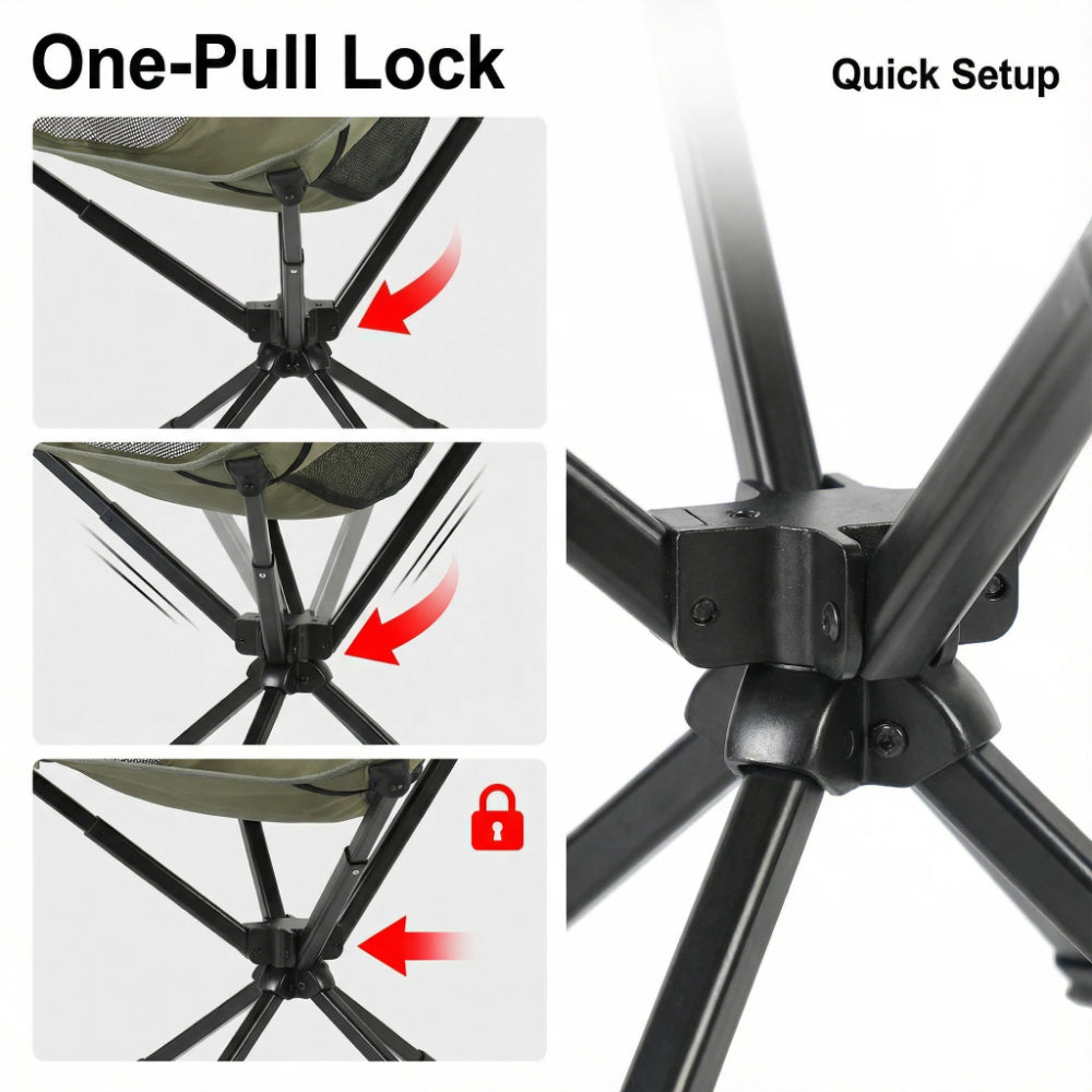 Portable Camping Gadgets Portable Swivel Camping Chair