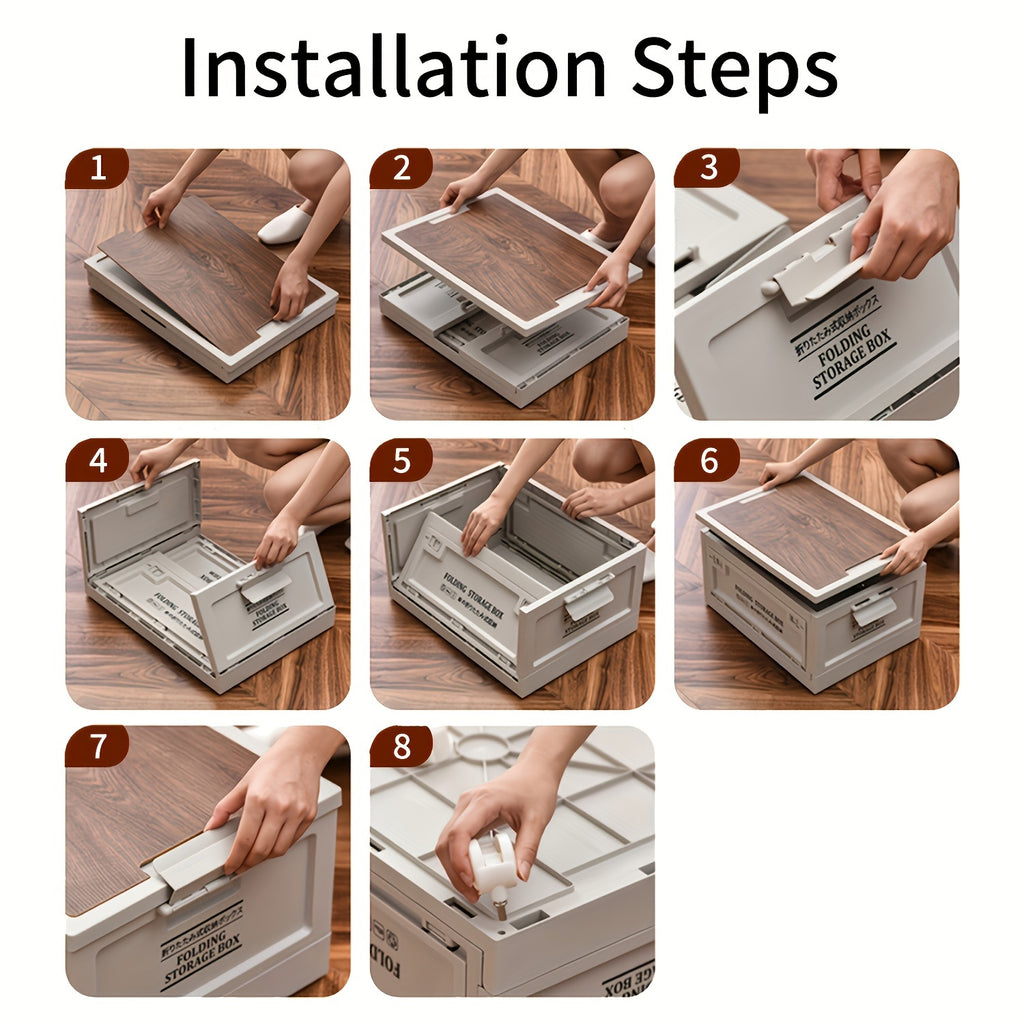 Portable Folding Storage 1pc Portable Folding Storage Box Suitable for Camping