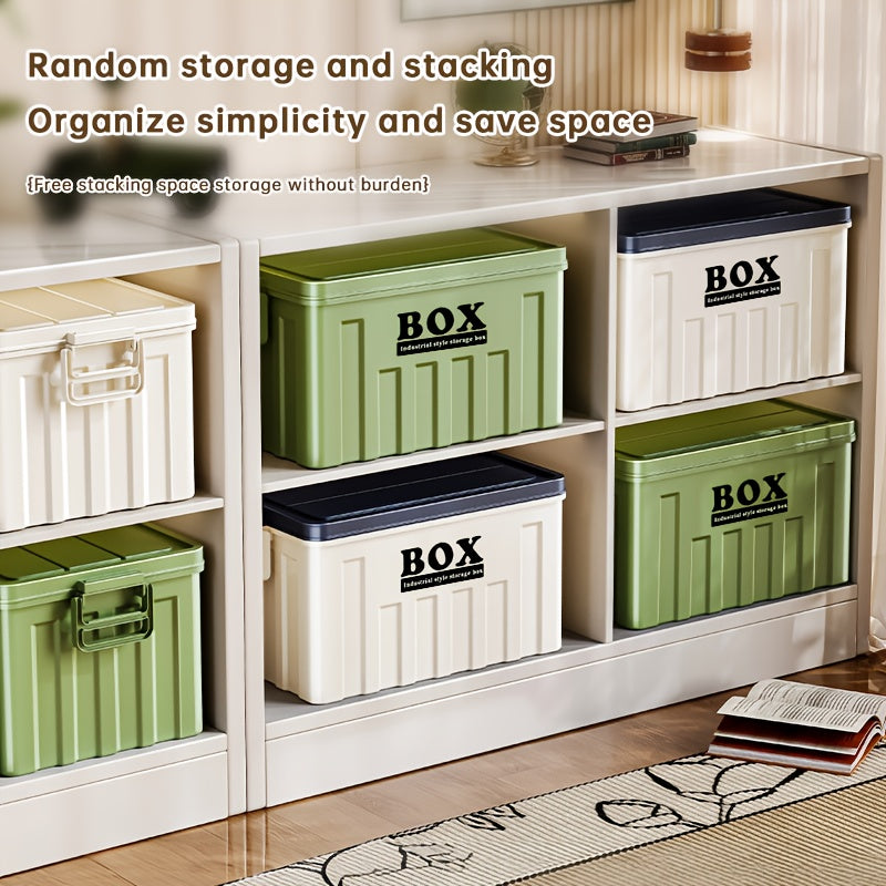 Container Industrial Style Storage Box for Bedroom Wardrobe