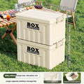 1pc Large Heavy-Duty Plastic Outdoor Storage Box with Snap-Lid