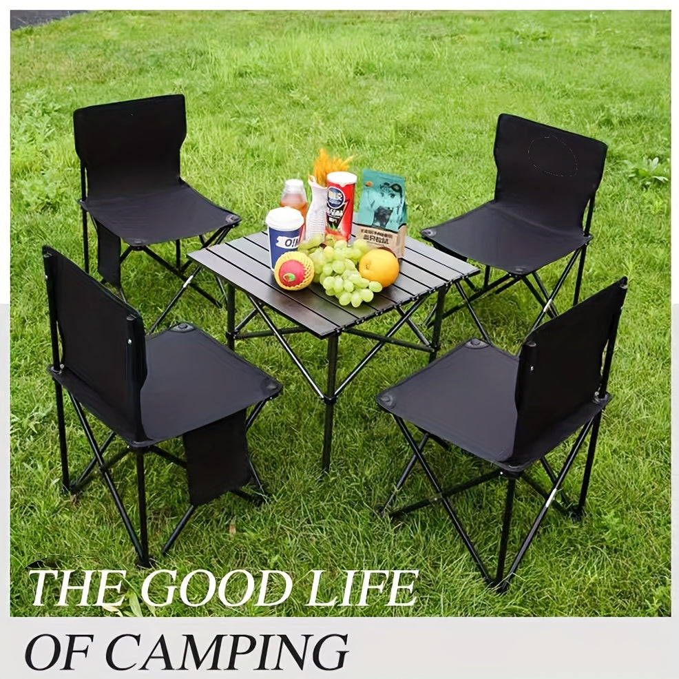 Portable Camping Picnic Table for Outdoor Adventures and Egg Rolls