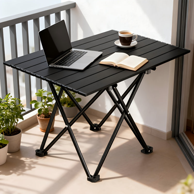 1pc Folding Egg Roll Table | Aluminum Alloy, Portable and Lightweight