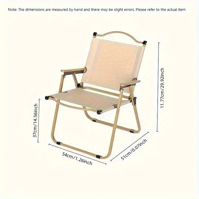 New outdoor leisure camping folding chair egg roll table