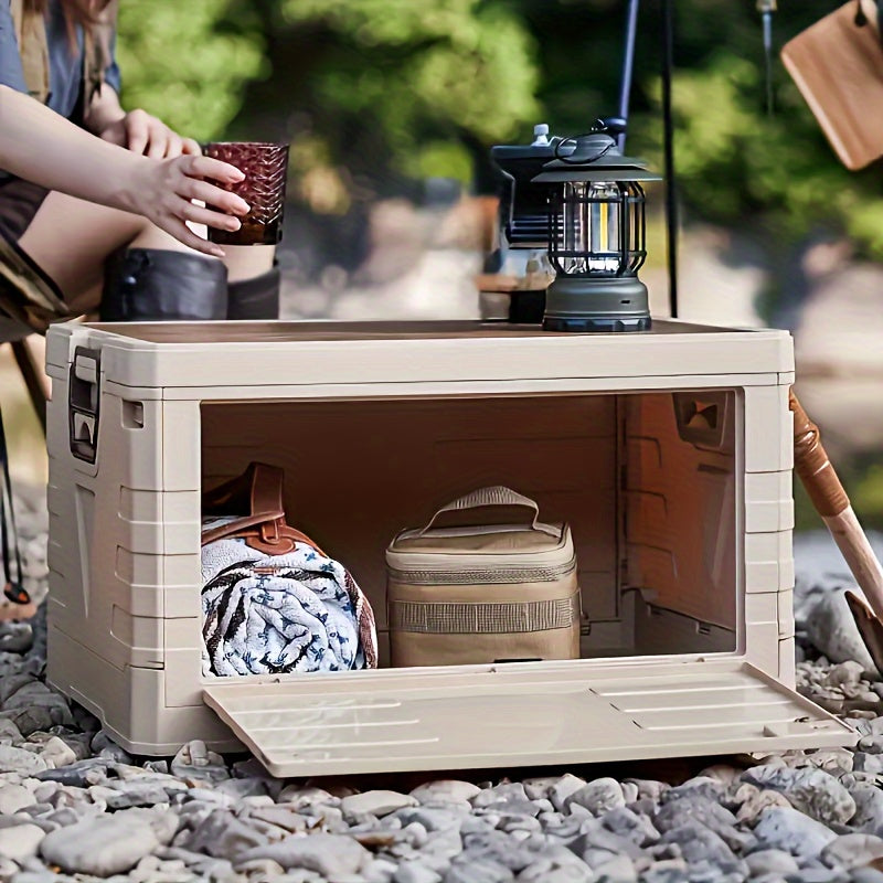 1 Foldable Storage Box, Ideal for Outdoor Camping, Travel, Home Organization