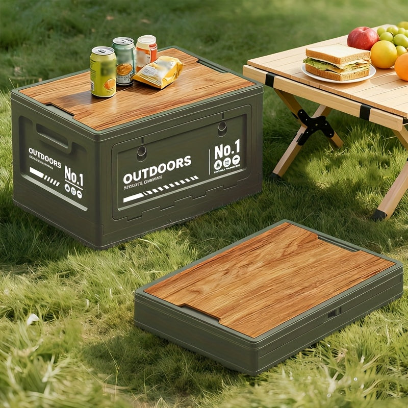 For Family Gatherings Foldable Portable Outdoor Storage Box with Lid