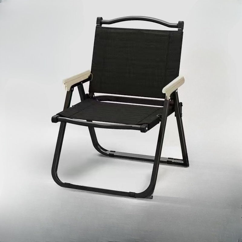 Portable Folding Camping Chair | Ergonomic Backrest and Armrests, Sturdy A-Frame Design