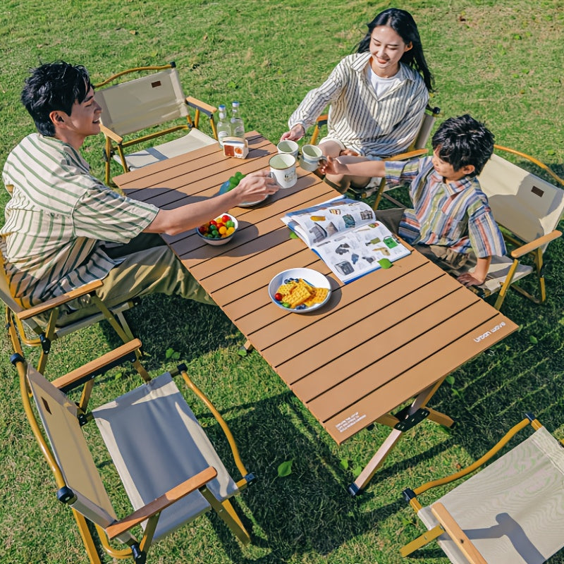 Portable Folding Camping Table with Carry Bag, Suitable for Outdoor Activities
