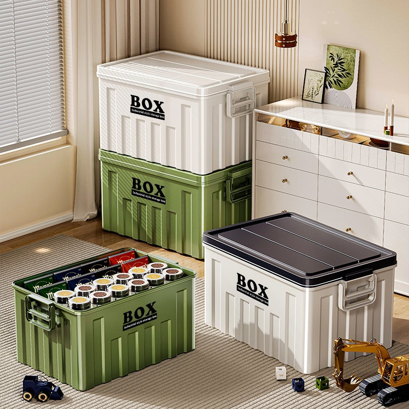 Container Industrial Style Storage Box for Bedroom Wardrobe