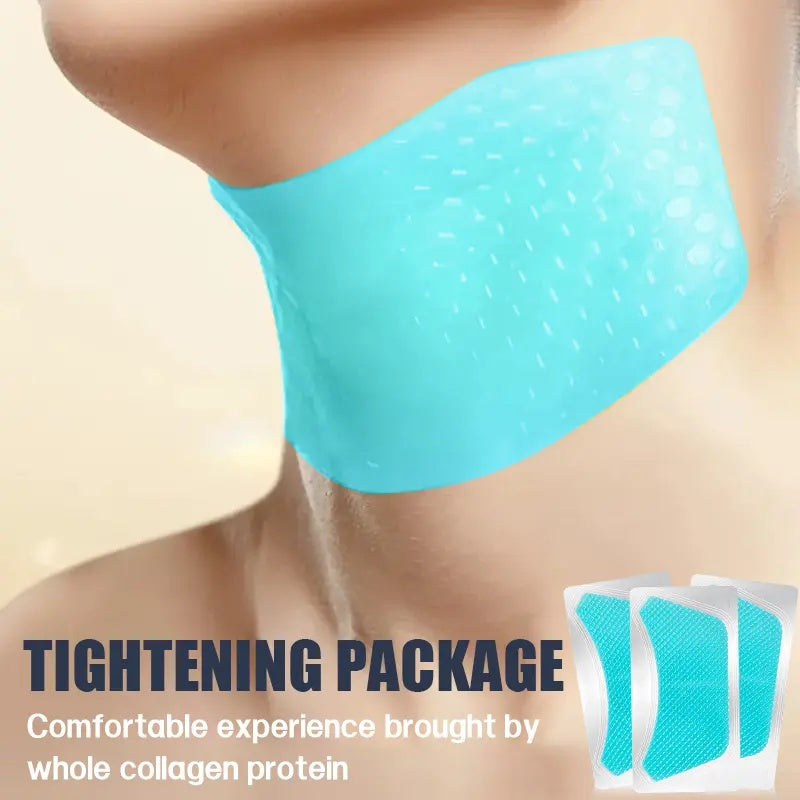 Rozino Bio-Collagen & Retinol Firming Neck Patch for Neck Firming and Tightening Anti-Wrinkle Patches to Smooth Skin Invisible Silicone Pads for Wrinkles