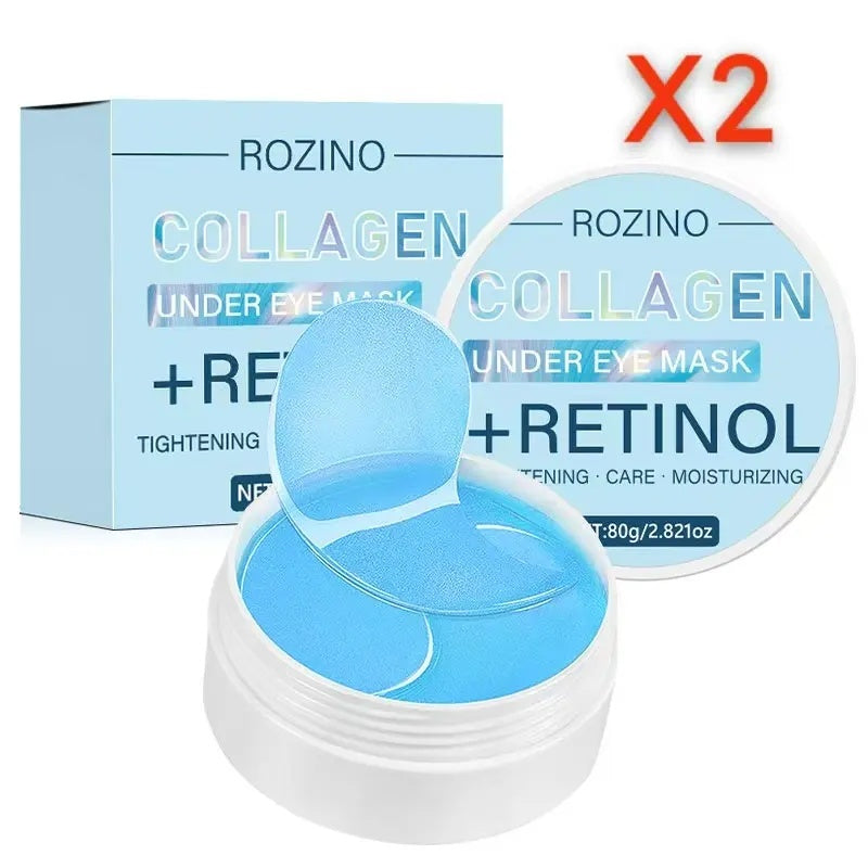 ROZINO Collagen + Retinol Under Eye Mask - Tightening and Nourishing Eye Care