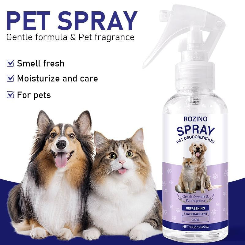 ROZINO Gentle Pet Spray: Fresh Scent & Moisturizing Care