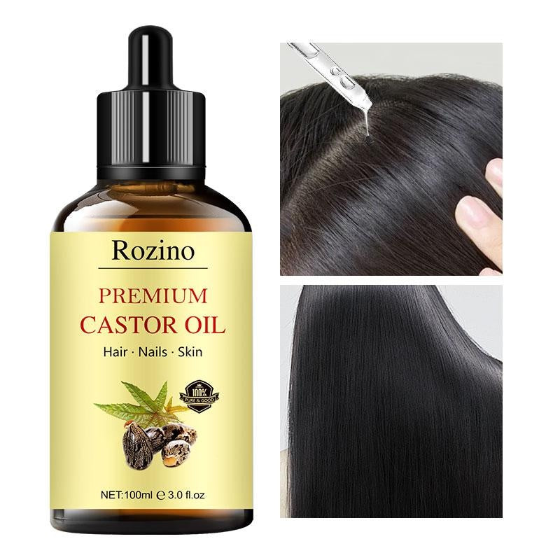 Safe & Sustainable Rozino Premium Castor Oil for Total Beauty Care Cosmetic