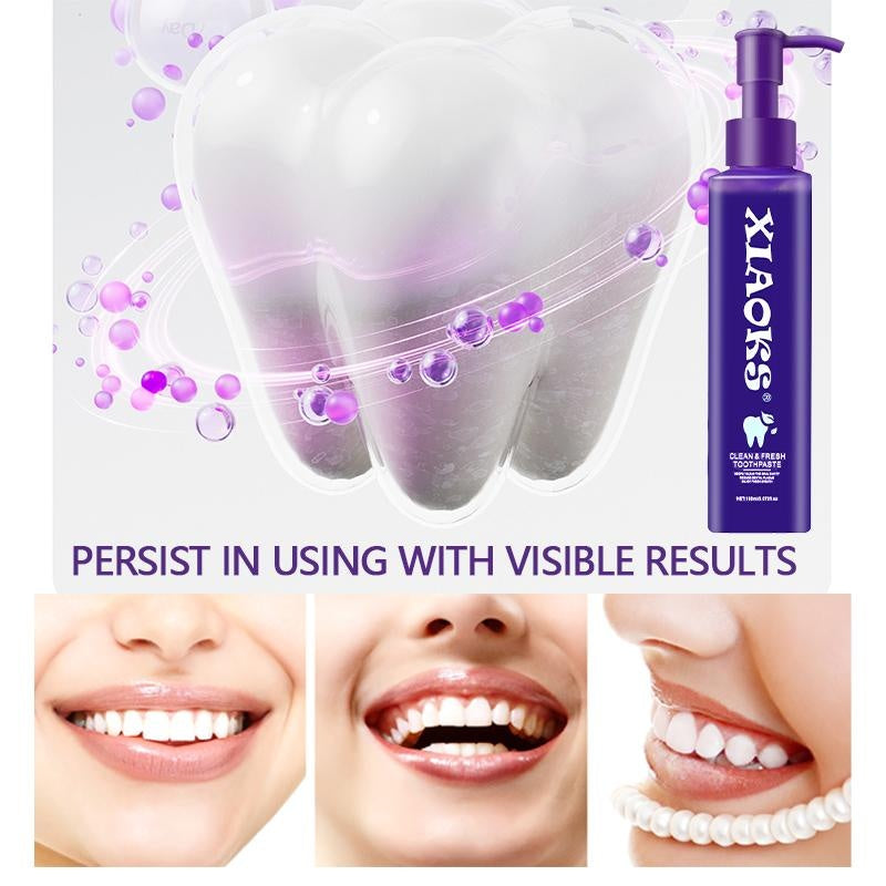 XIAOKS Clean & Fresh Toothpaste - Unlock Your Beautiful Teeth Gloss Oral Hygiene Essentials Bad Breath Killer